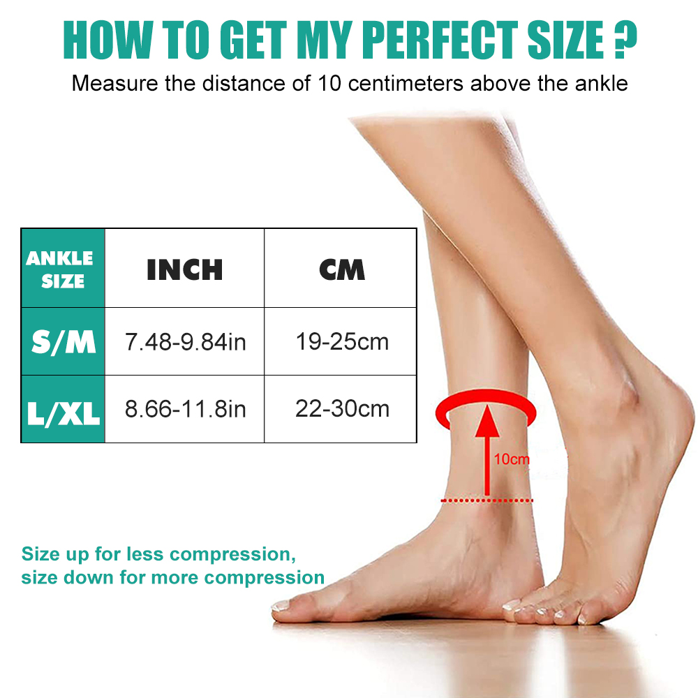 1Pair Ankle Brace Compression  - Ankle Brace Sock ulasan dan harga