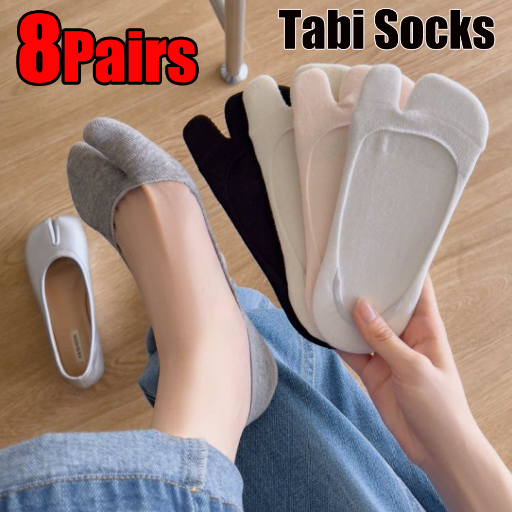Women Cotton Tabi Socks Two Fi - No Show Sock Women ulasan dan harga
