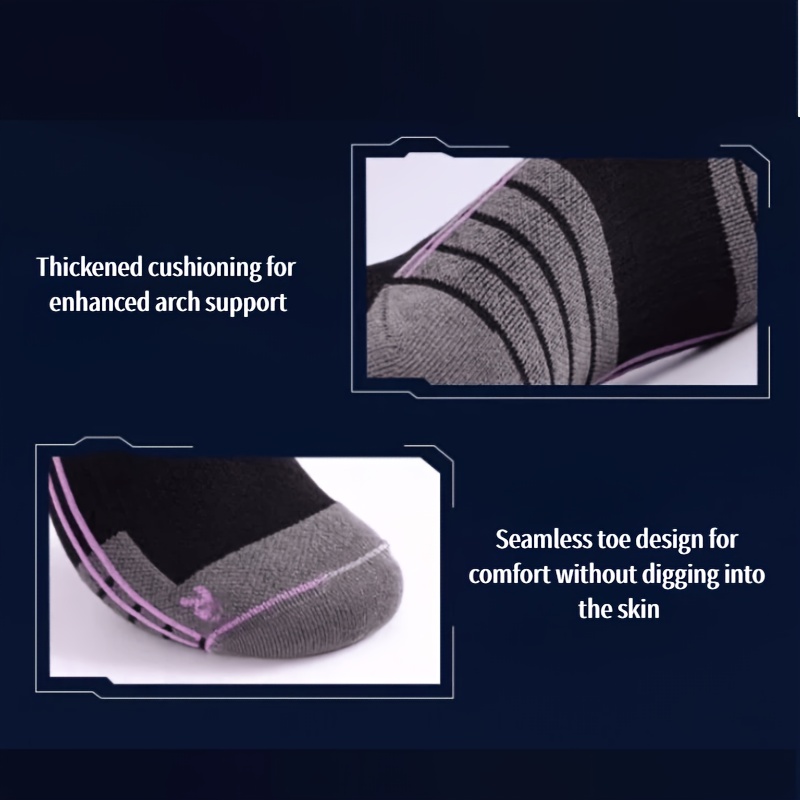 Unisex Thickened Ski Socks Qui - Thermal Sock Winter ulasan dan harga