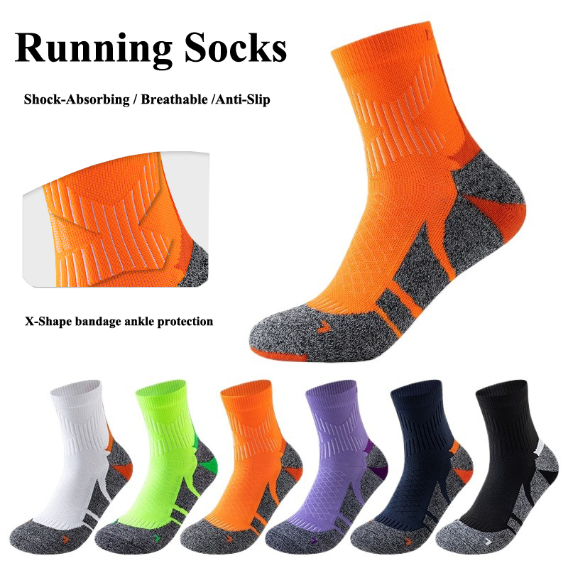 Professional Marathon Running  - Athletic Sock Cushion ulasan dan harga