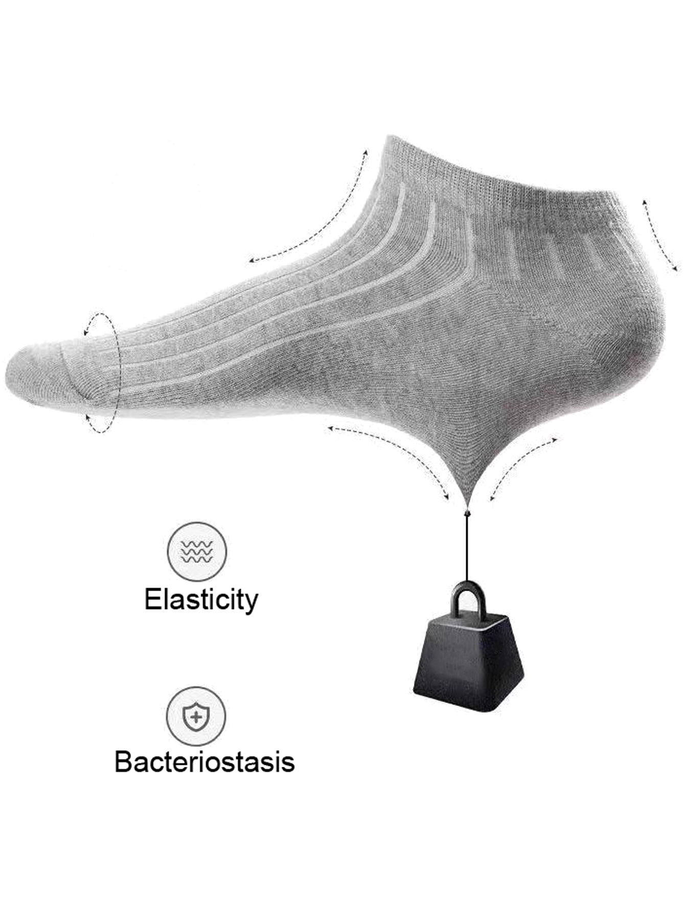Men's Breathable Ankle Socks 1 - Ankle Sock Low Cut ulasan dan harga
